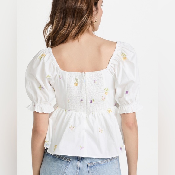 English Factory Floral Ruffle Top - Size M - Picture 2 of 7